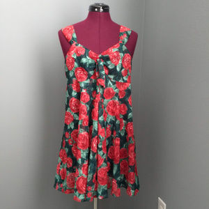 Victoria's Secret Gold Label Rose Print Nightgown